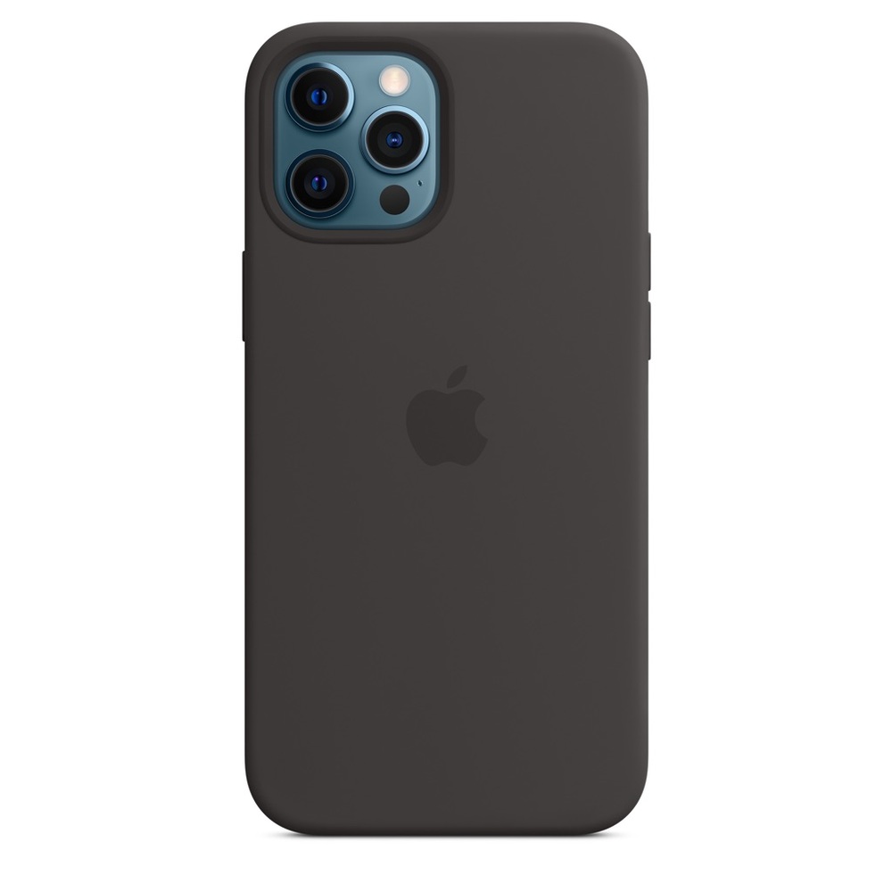 IPHONE 12 PRO SILICONE CASE (premium conduction in black)